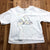 Adidas White Embroidered Logo Regular Fit Casual Cropped T-shirt Women's Size M