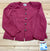Vintage Leslie Fay Pink Long Sleeve Unlined Button Up Dress Blazer Women Size 12