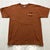 Gildan Orange Ol'Marais River Run Regular Crewneck Casual T-shirt Adult Size L
