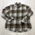 Polo Ralph Lauren Brown Multicolor Plaid 2 Pocket Button Up Shirt Adult Size L
