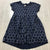 Peyton & Parker Blue Short Sleeve Cotton Blend Dress Women's Size S