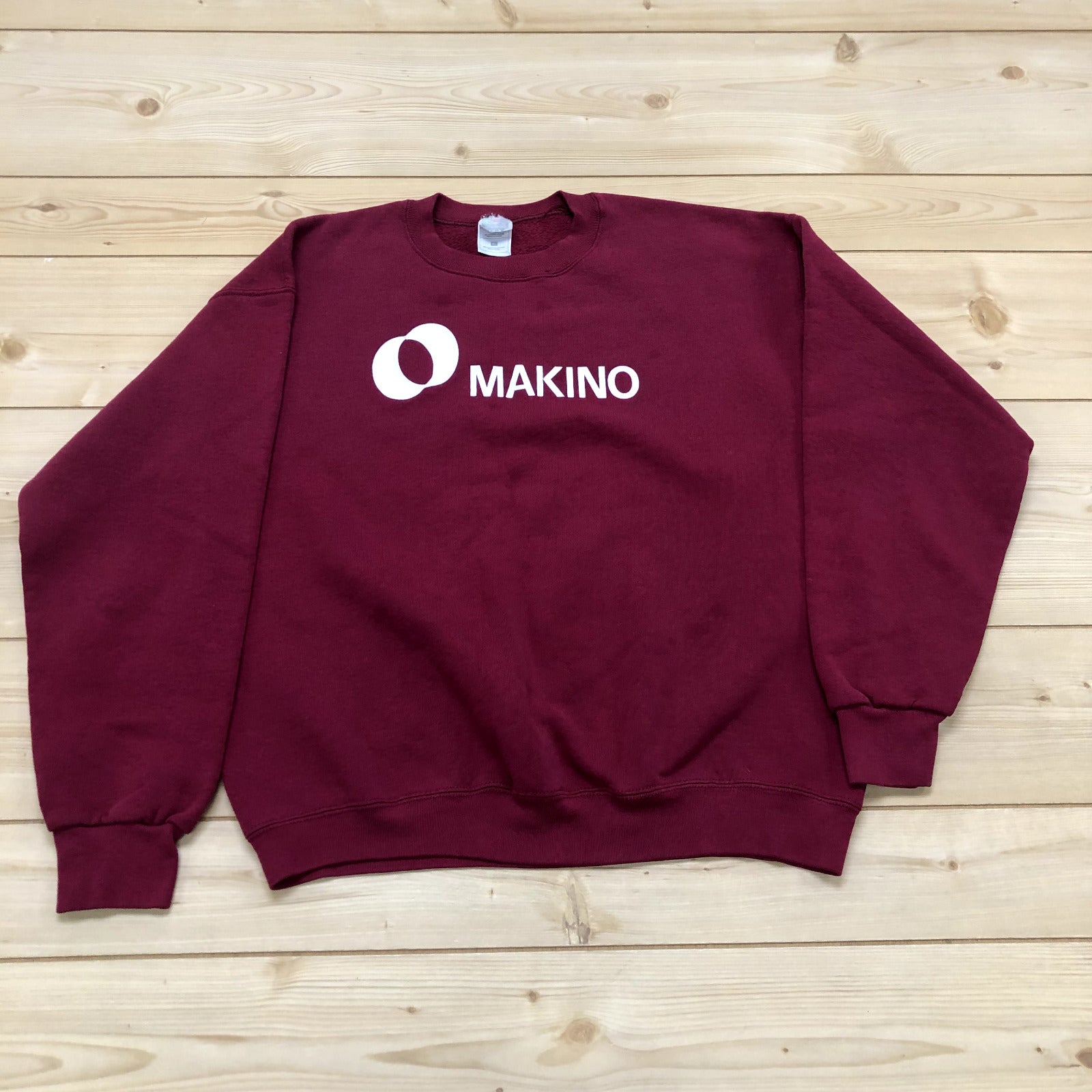 FOTL Best Maroon 0 Makino Crew Long Sleeve Pullover Sweatshirt Adult Size XL
