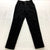 Vintage Chic Black Denim Flat Front Tapered Chino Regular Jeans Women's Size 13