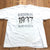 Vintage Tour Champ White Graphic Washington Regular T-shirt Adult Size 2XL