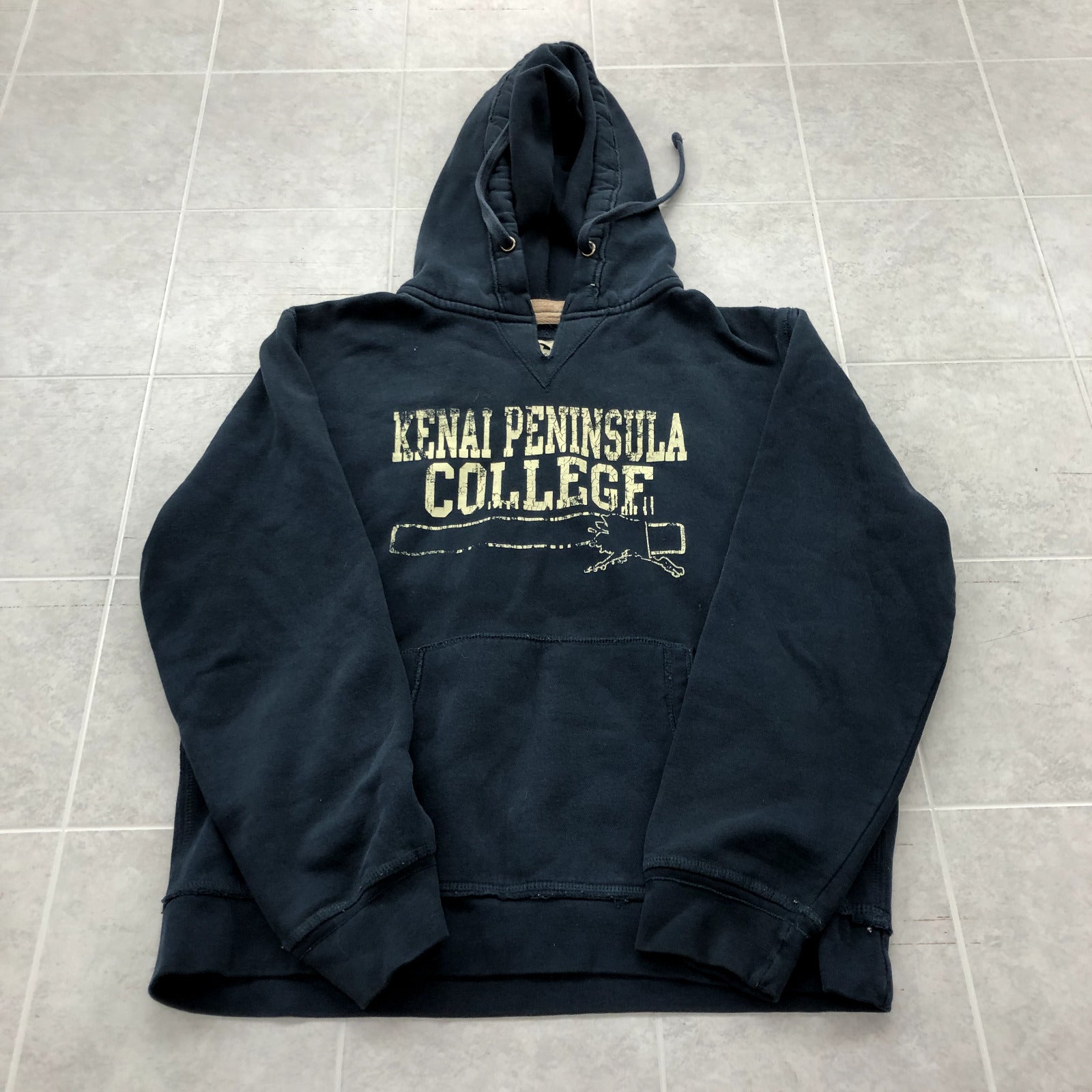 CI Sport Navy Blue Long Sleeve Kenai Peninsula College Sweatshirt Adult Size M