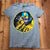Marvel Grey Thanos Infinity Gauntlet Graphic Casual Crew T-Shirt Womens Size S