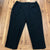 365 Bannatyne Black Flat Front Tapered Regular Fit Chino Pants Womens Size 24W