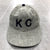 Vintage Baldwin Gray Graphic Kansas City Cloth Baseball Cap Adult One Size