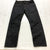Levi's 501 Black Denim Flat Front Chino Straight Regular Jeans Adult Size 34X32