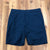 Grand Slam Blue Flat Front Mid Rise Regular Fit Chino Khaki Shorts Mens Size 38