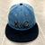 Baldwin Baby Blue Snap Back Graphic Kansas City USA Made Wool Hat Adult One Size