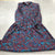 Vintage IFI Teal Paisley Long Sleeve A-Line Button Up Dress Womens Size 18T