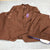 Vinci Brown Lined Notch Lapel 3 Piece Single Breasted Zoot Suit Adult Size 48L