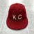 Baldwin Red Graphic Kansas City Wool Fitted Baseball Cap Adult Size 7 1/4