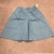 Vintage Bon Dana Baby Blue Ultra Wide Leg High-Rise Split Skirt Womens Size 18