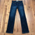Abercrombie Kids Blue high Rise Flat Front Skinny Fit Denim Jeans Girls Size 16