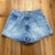 Point Blank Blue Denim Cotton Regular Fit Shorts Youth Size 5
