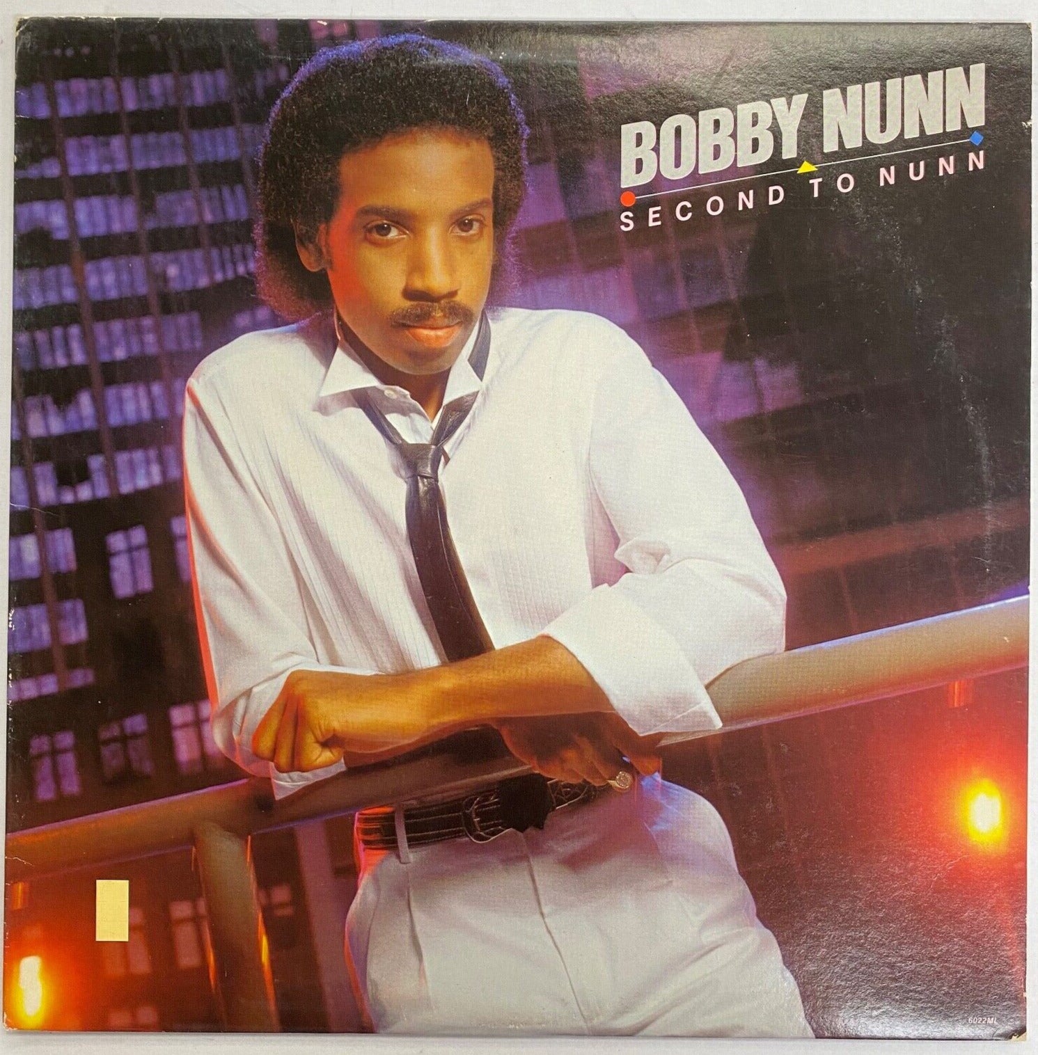 Bobby Nunn Second To Nunn Vintage Vinyl Record 1982 Motown LP