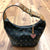 Vintage 90's Dooney and Bourke Signature Gray with Colorful DB Pattern Hobo Bag