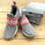 Adidas Grey Pink Lite Racer Adapt Slip-On Sneaker Shoes Girls Size 6 Q47209