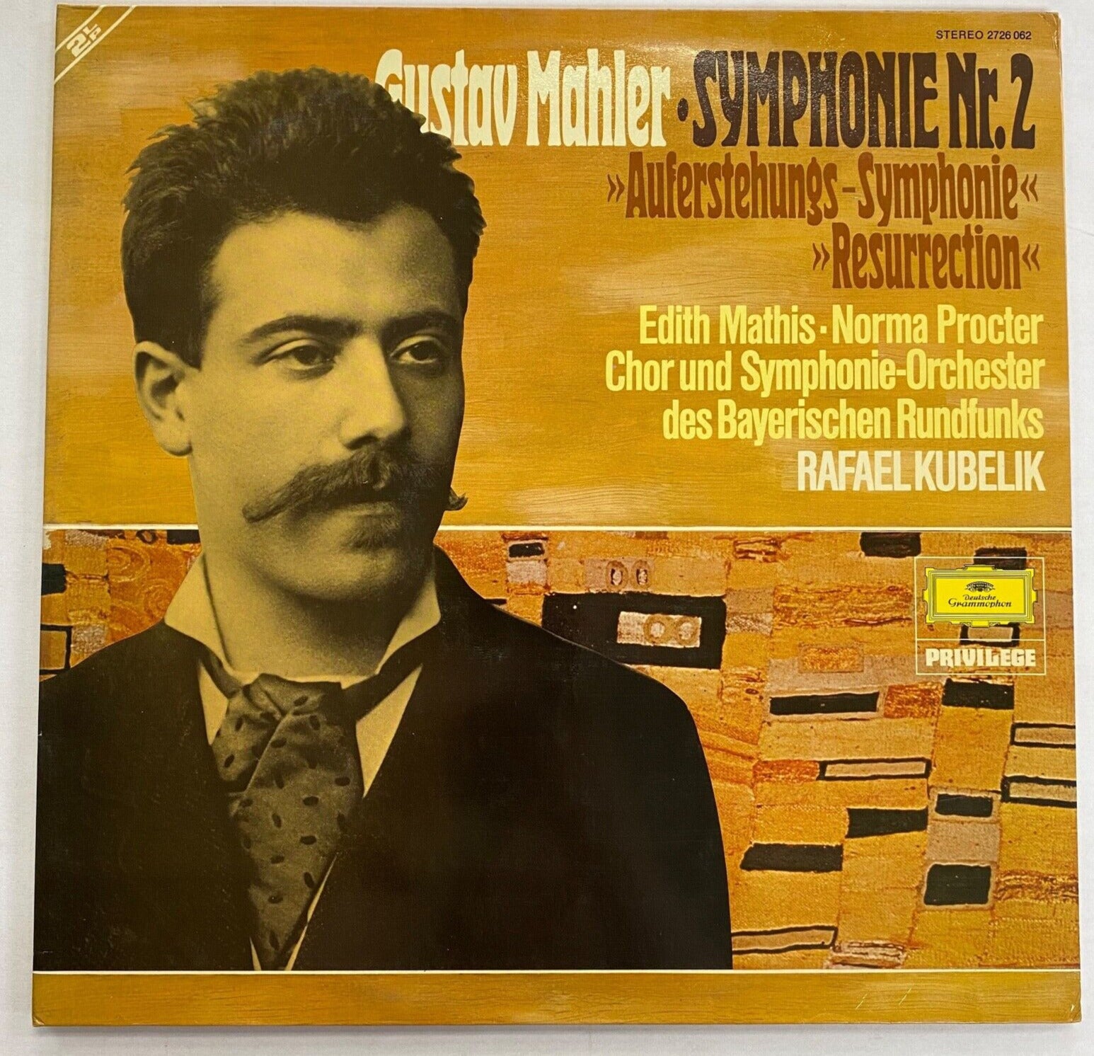 GUSTAV MAHLER SYMPHONIE NR. 2 LP