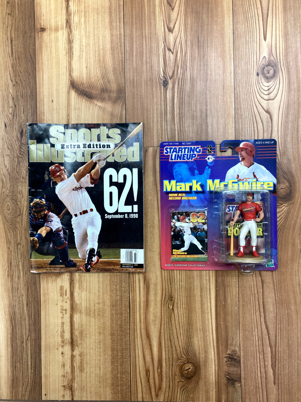 Vintage 62 Homeruns Starting Lineup Mark McGwire Sports Illustrated Sept 14