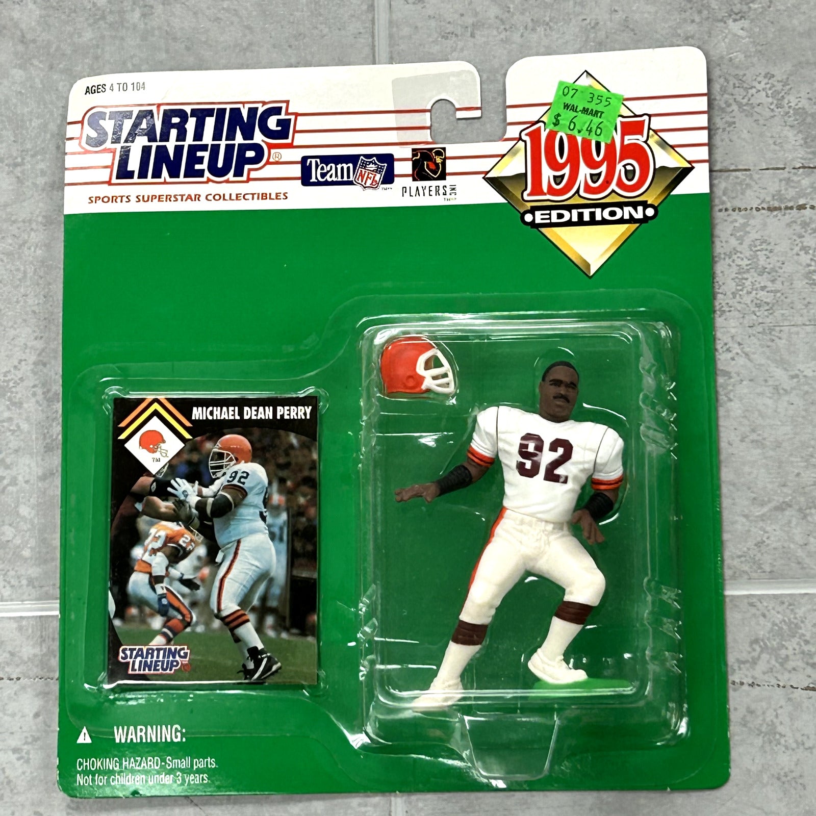 Starting Lineup 1995 Michael Dean Perry Cleveland Browns Vintage Sealed Figure