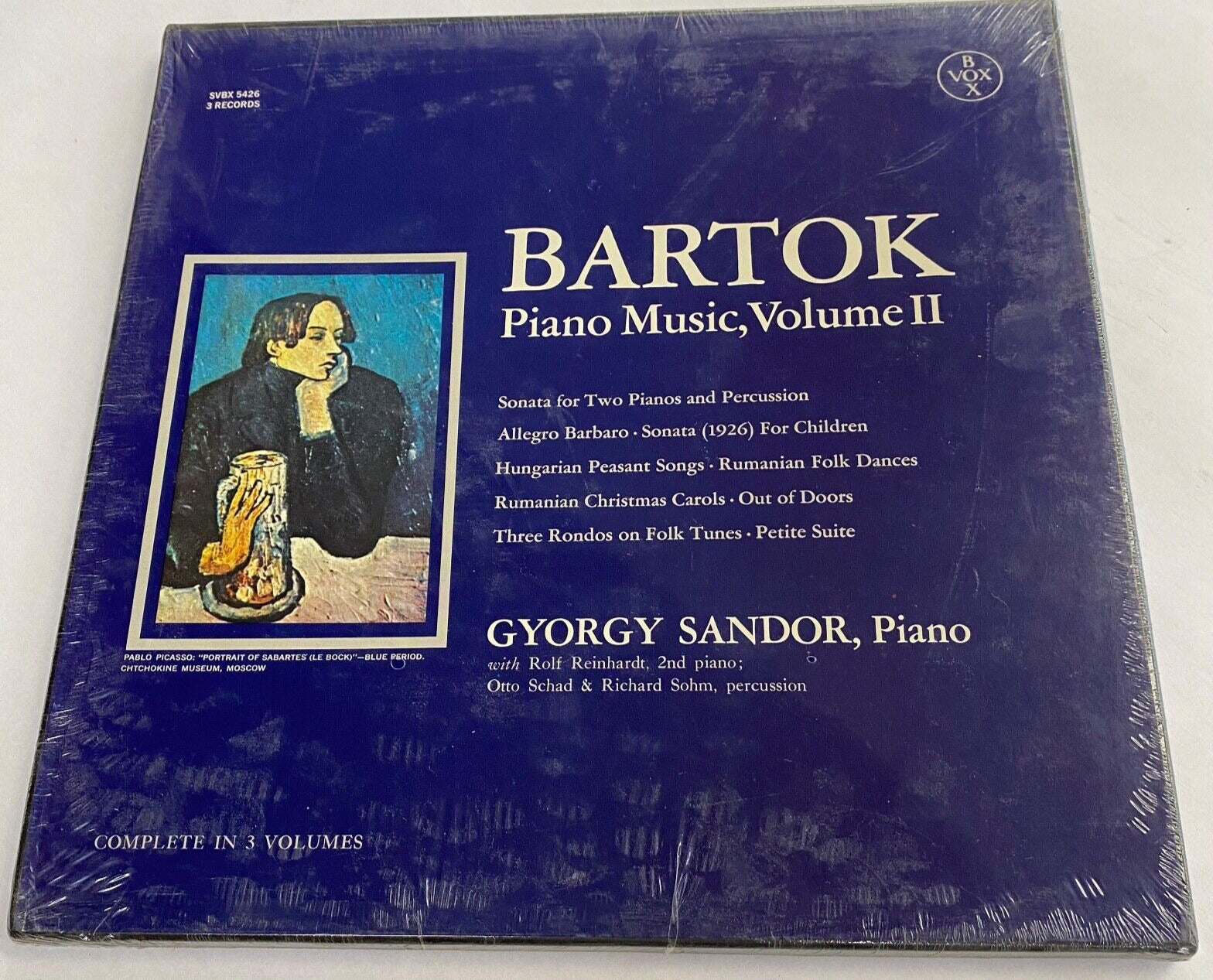 BARTOK Piano Music, Volume II Gyrogy Sandor, Piano