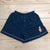 Vintage Disney Blue Elastic Winnie The The Pooh Button Fly Shorts Youth Size M