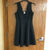 Donna Rico Black Sleeveless Regular Fit A-line Style Dress Women's Size 16