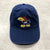 47 Brand Blue Graphic Kansas Jayhawks Fitted Baseball Cap Adult Size M