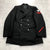 Vintage US Military Black Lined Long Sleeve DB Peak Lapel Blazer Adult Size 40XL