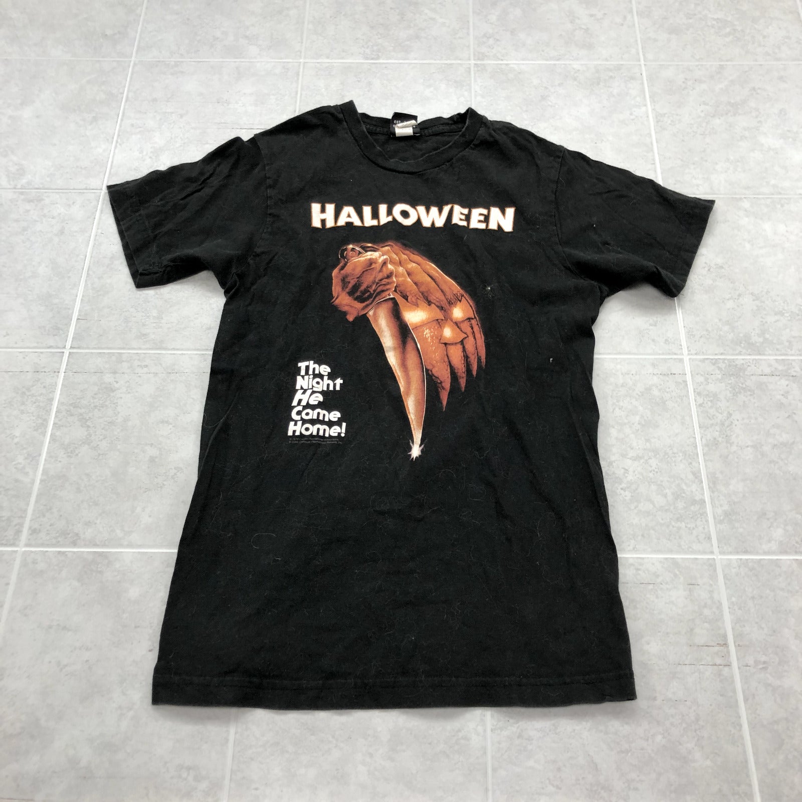 Impact Merchandising Black Short Sleeve Graphic Halloween T-shirt Adult Size S