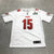 NFL Pro Line White Short Sleeve #15 Mahomes Super Bowl LIV Jersey Adult Size L