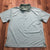 Pga Tour Green Polo Short Sleeve Regular Fit Solid T-Shirt Men's Size L