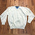 Vintage Tommy Hilfiger Logo Golf Ivory Long Sleeve V-Neck Sweater Men Size XL