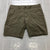 Saks Fifth Avenue Brown Flat Front Chino Regular Fit Solid Shorts Adult Size 36