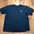Carhartt Blue Short Sleeve Cotton Crew Neck Regular Fit T-Shirt Adult Size 2XL