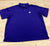Antigua Purple Short Sleeve Kansas State Wildcats Polo Shirt Mens Size 3XL