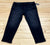 NEW Avenue Black Girlfriend Stretch Tapered Leg Denim Jeans Women Size 24 AV