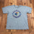 Gildan Grey Kansas Jayhawks Graphic Short Sleeve Regular T-Shirt Adult Size L