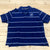 Cable Sportswear Blue Kansas Jayhawks 2008 NCAA Pullover Polo Shirt Men Size XXL