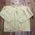 Izod Yellow Pullover 1/4 Zip Long Sleeve Cotton Regular Fit Sweatshirt Adult L