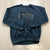 Vintage Jerzees Blue Without Music Life Be A Mistake Sweatshirt Adult Size L