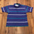 Vintage Jantzen Multicolor Blue Short Sleeve Collared Polo Shirt Men Size Large