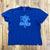 '47 Brand Blue Kansas City Royals Take The Crown 2015 Graphic Tee Adult Size XL