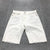 Polo Ralph Lauren White Button Fly High-Rise Denim Jean Shorts Adult Size 30