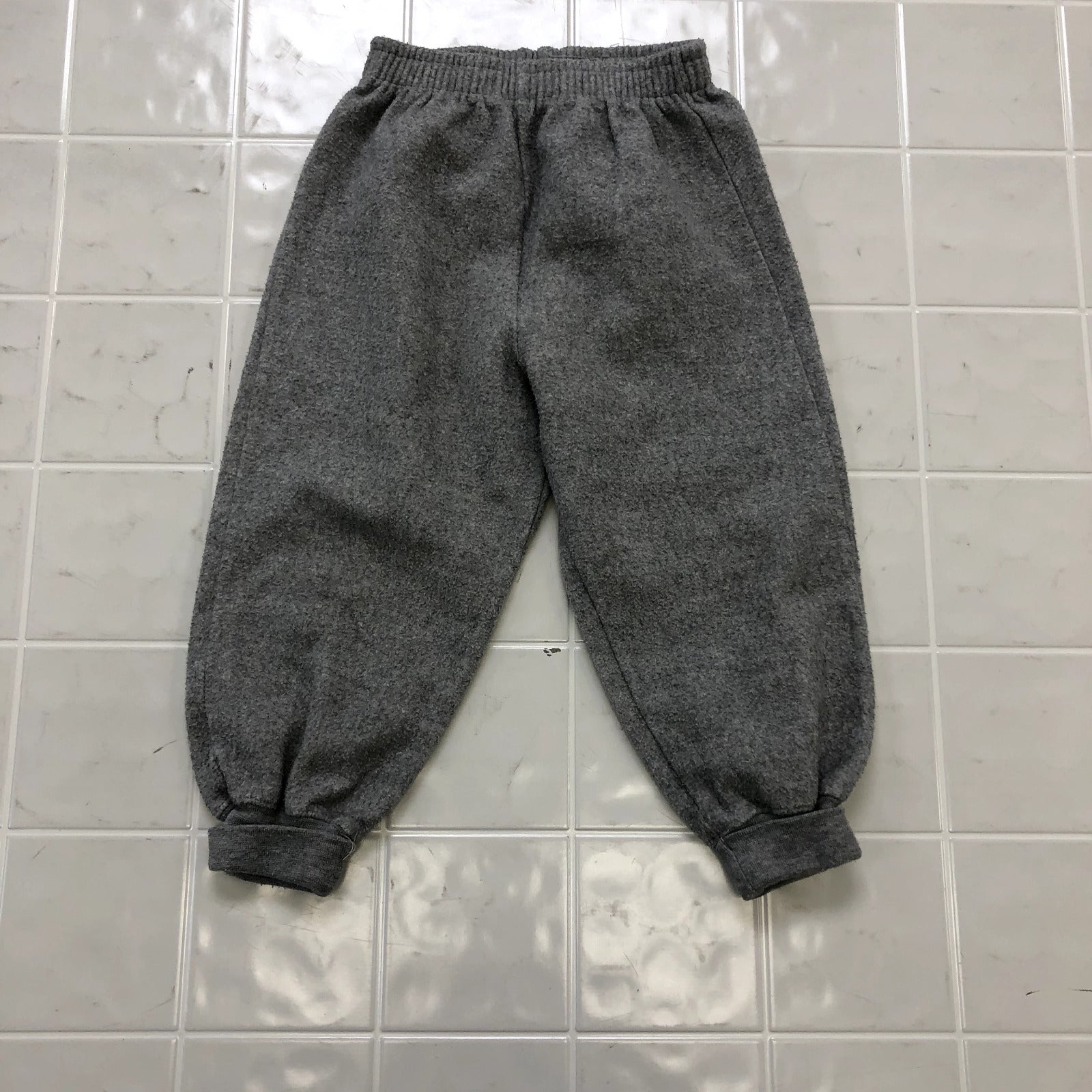 Vintage Gear For Sport Gray Flat Front Tapered Sweatpants Youth Size 4T
