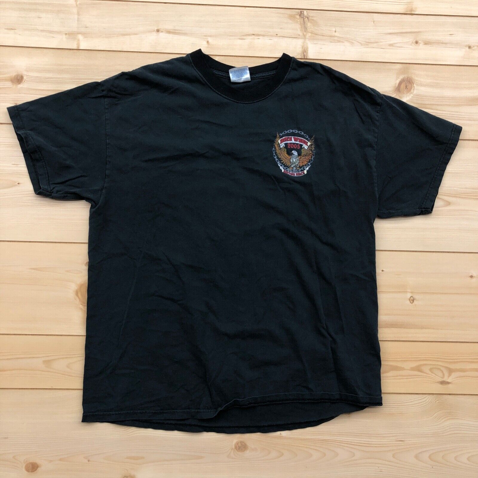 '05 Hanes Black Bike Week Daytona Beach Screaming Eagle T-Shirt Adult Size XL