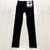 NEW One 5 One Black Elastic Waist Tapered Cozy Fleece Leggings Women's Size L/XL
